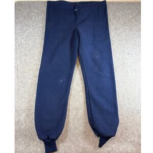 VINTAGE Patagonia Fleece Pants Mens Large Blue Pull On Sweatpants Jogger 80s 70s